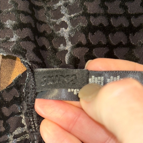 SKIMS Black Mesh Jumpsuit with keyhole back, built in gloves - Picture 13 of 15